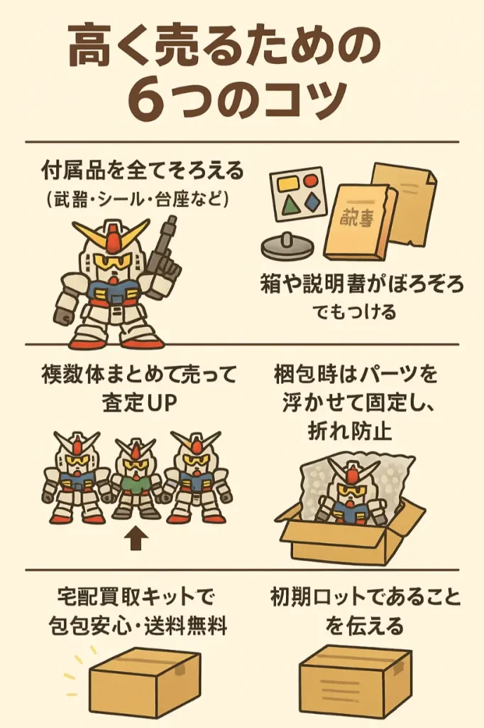 高く売るための6つのコツ