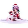 駒都えーじ画 白スクール水着でクリスマス装飾「チャンピオンREDいちご表紙絵」コールドキャスト